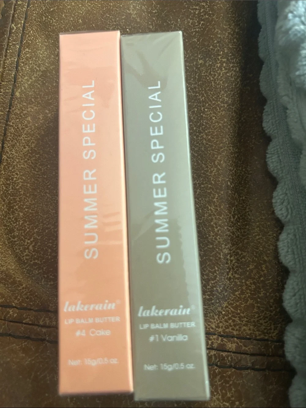 SUMMER SPECIAL Lip Balm Butter - Vanilla (#1) & Coke (#4)